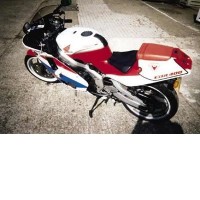 Padací chrániče - Honda CBR400 Tri Arm, bílé